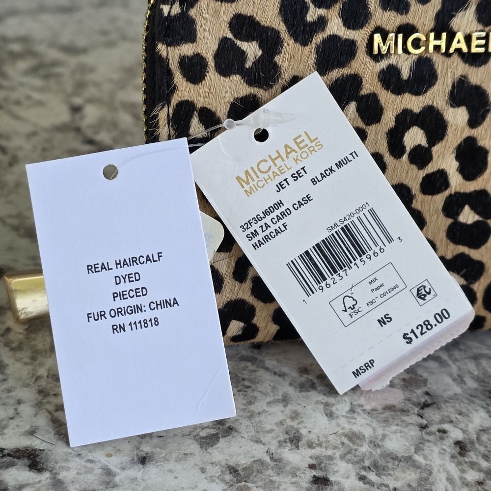 Michael Kors Jet Set Small Card Case Wallet - Picture 6 of 7